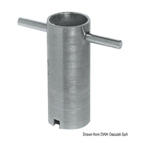 Osculati Attrezzo in acciaio zincato per il montaggio rapido degli scarichi a mare sia in ottone che in acciaio inox 17.421.01 - AmerigoStore