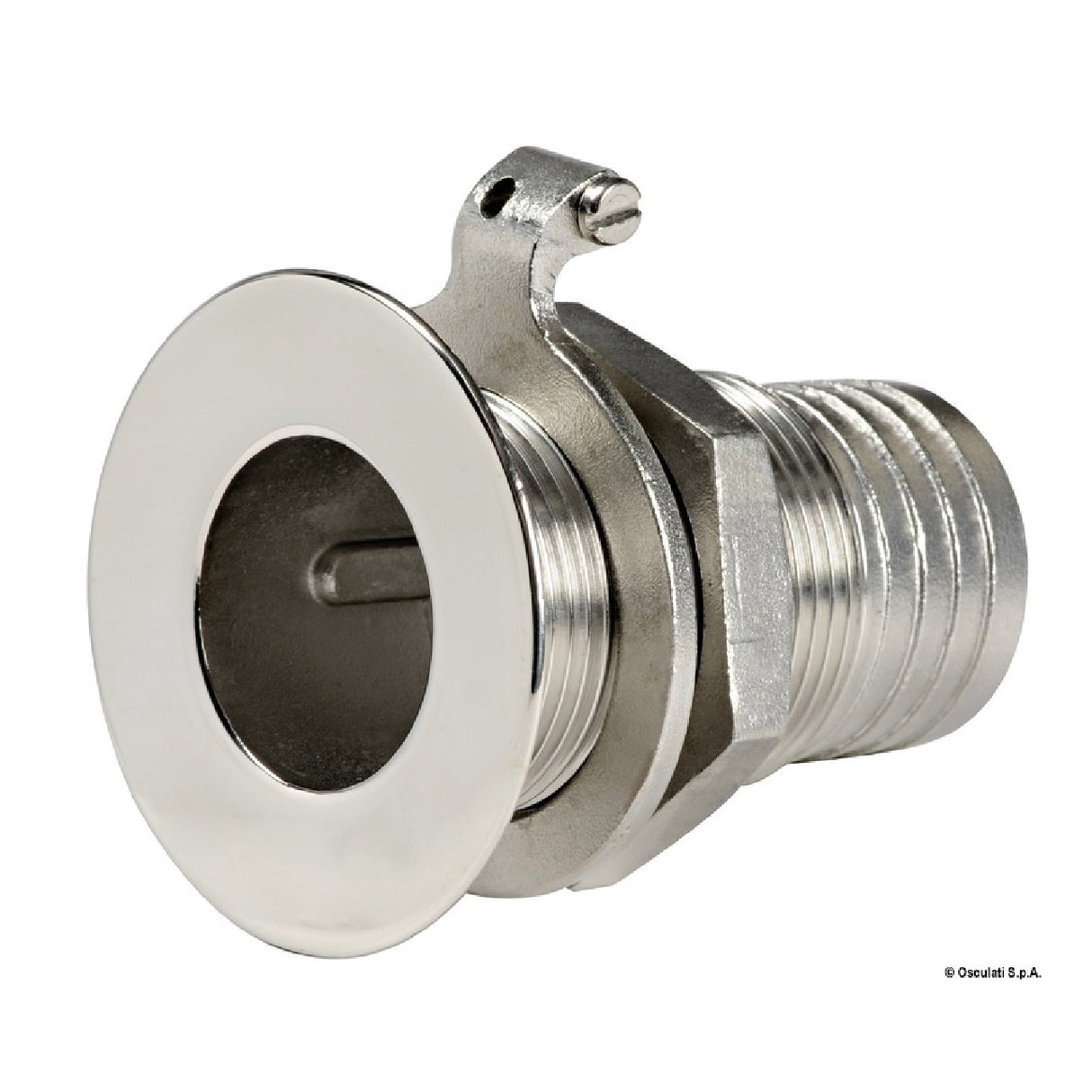 Osculati Scarico a mare a filo con portagomma 17.524.01 - AmerigoStore