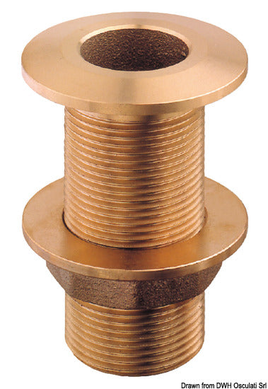 Grifo de mar de bronce Guidi de 2 pulgadas