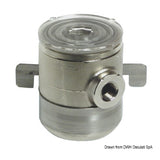 Osculati Wasserfilter aus verchromtem Messing für die Motorkühlung 17.649.02