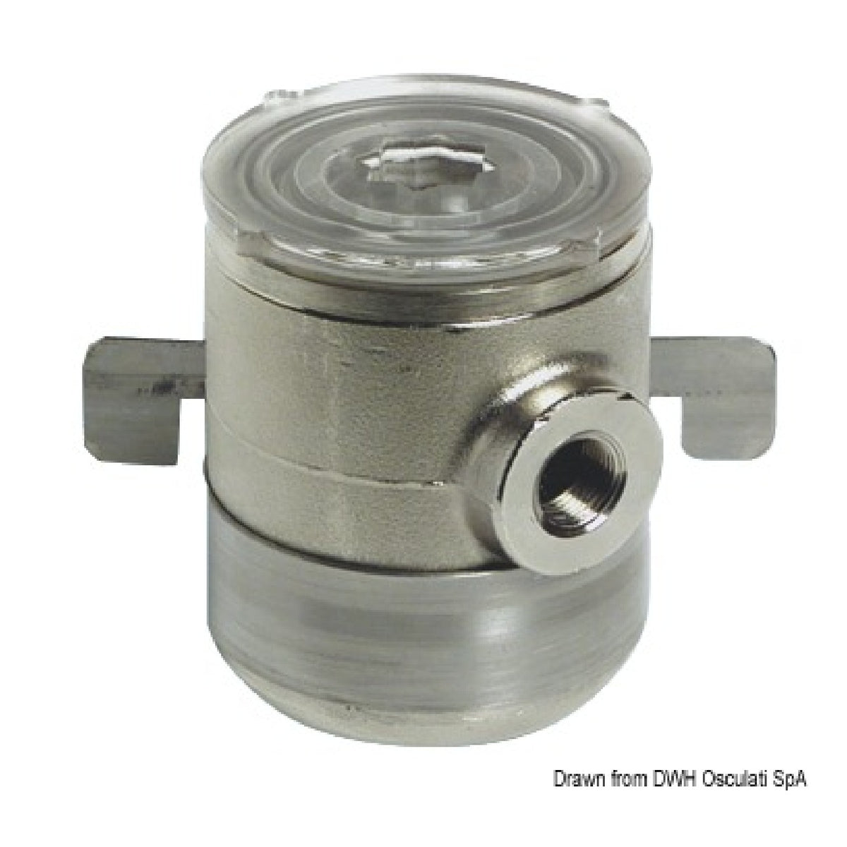 Osculati Filtro acqua in ottone cromato per raffreddamento motore 17.649.02 - AmerigoStore