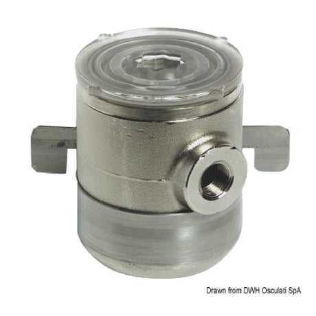 Osculati Filtro acqua in ottone cromato per raffreddamento motore 17.649.02 - AmerigoStore