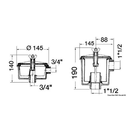 Osculati Utility Wasserfilter 17.652.01