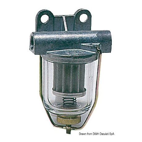 Osculati Fuel filter with transparent glass bowl 17.656.00