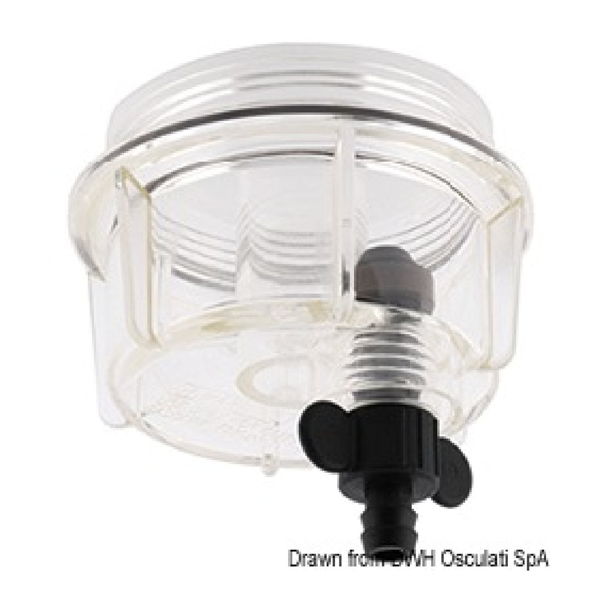 Osculati Diesel fuel decanter filter made of die-cast aluminum 17.661.15