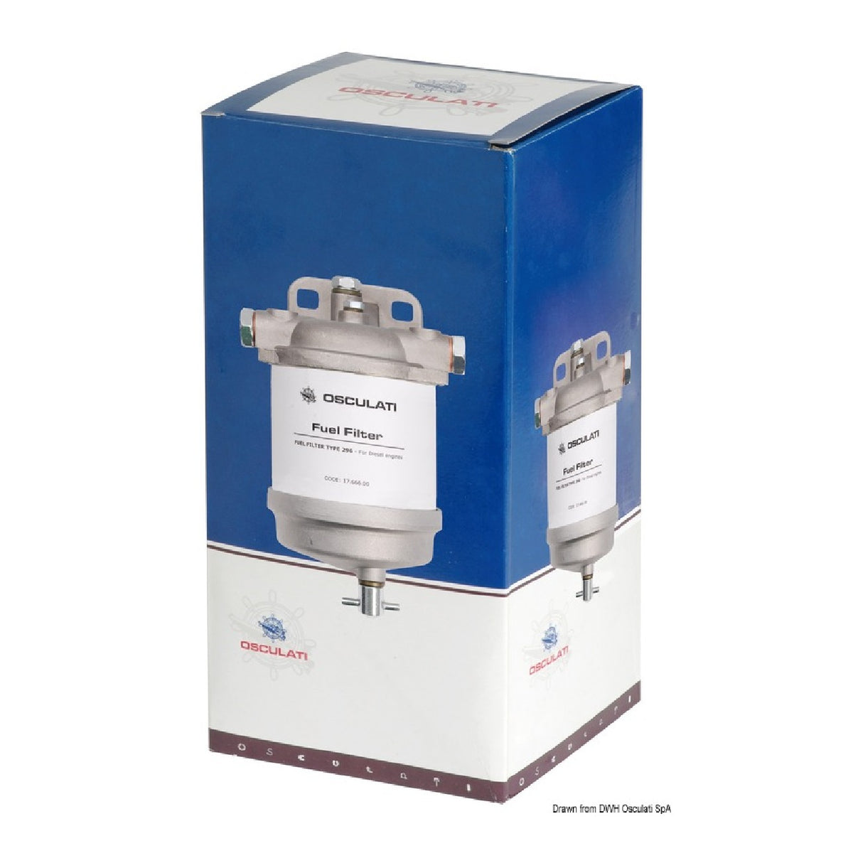 Osculati Dieselfilter Typ CAV mit Ablassventil 17.666,00
