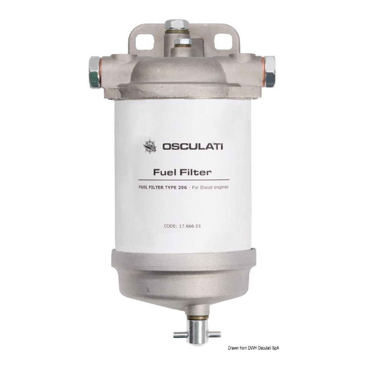 Osculati Dieselfilter Typ CAV mit Ablassventil 17.666,00