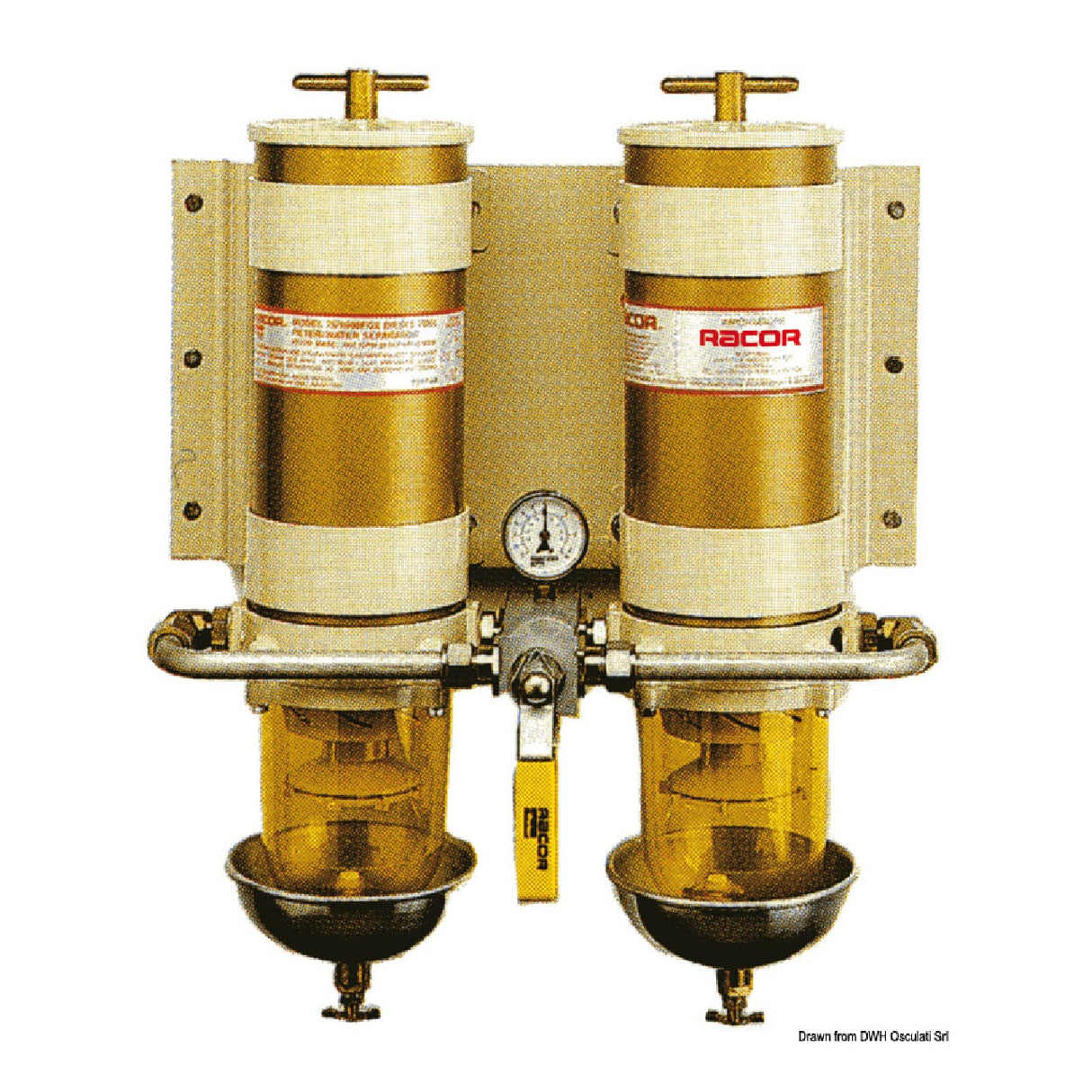 Incofin Filtro per gasolio RACOR - Versione singola