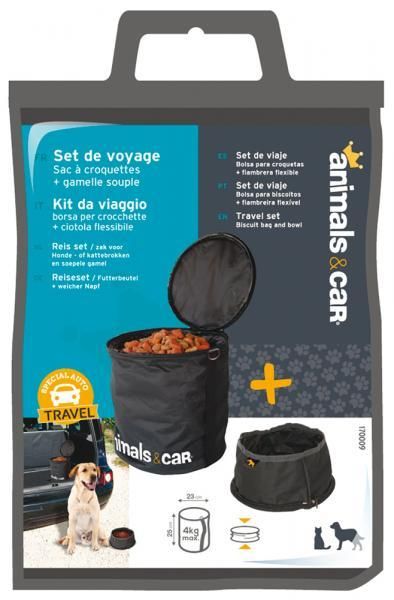 Animals&amp;Car Kit: Futterbeutel + Napf