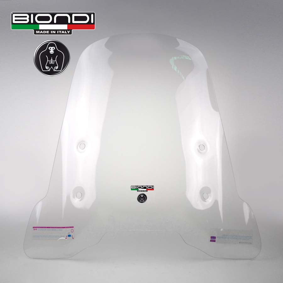 Biondi Club Parabrezza Scooter Trasparente - Piaggio Quartz e Skipper