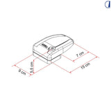 Fiamma Safe Door 3 Deep Black – kit 3 serrature per camper con chiave unica