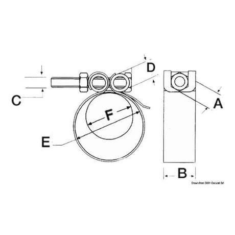 Osculati Fascetta Heavy Duty 18.025.01