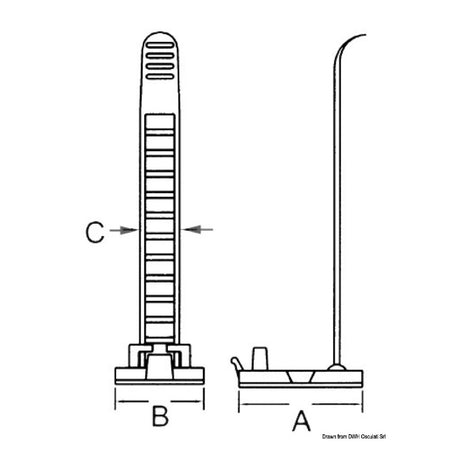 Osculati Verstellbare Schraubkabelklemme 18.035.01