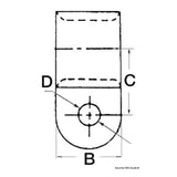 Osculati Nylon cable gland/wire clamp 18.036.01