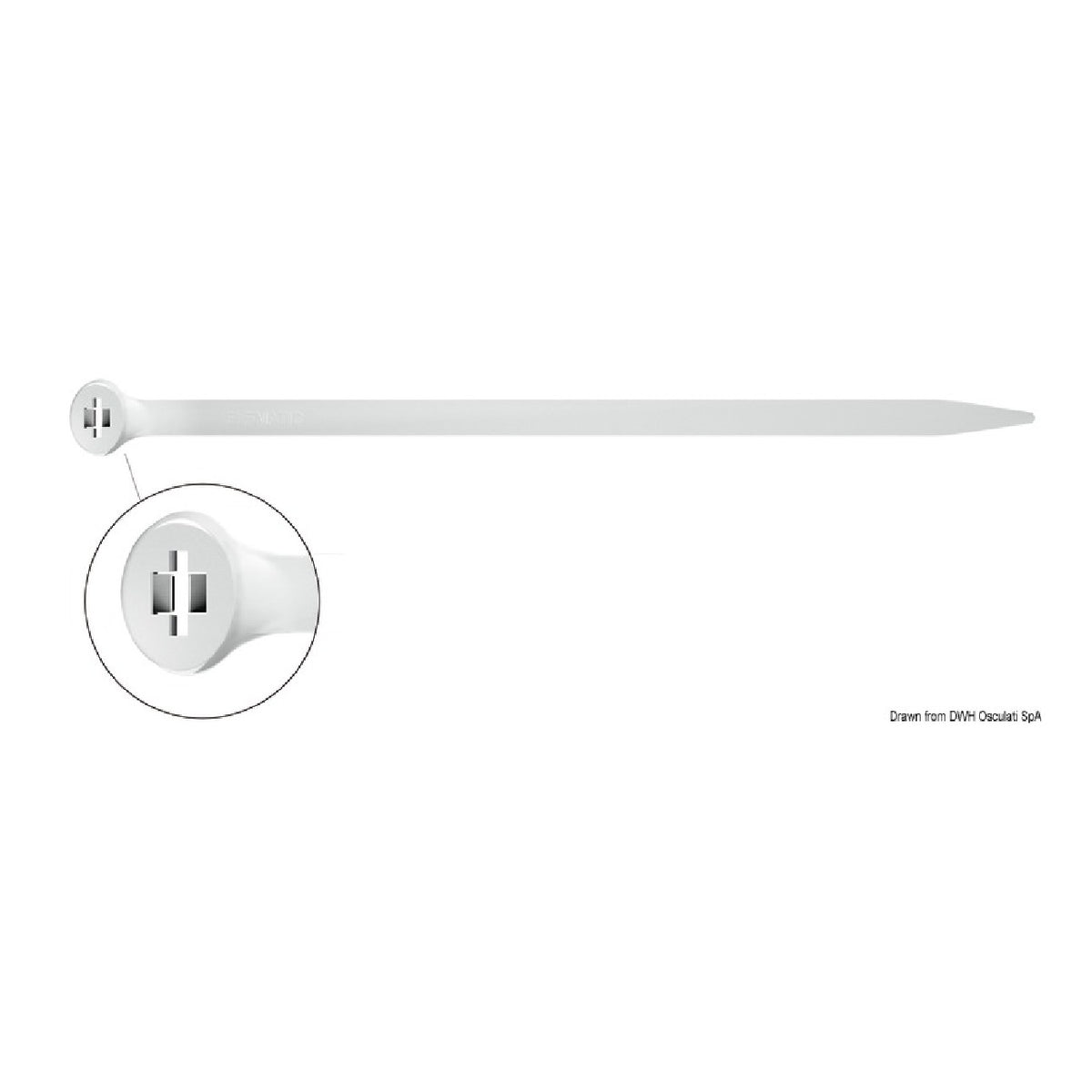 Osculati 2-Lock-Klemme mit Verschluss aus Edelstahl AISI 316 18.042.00