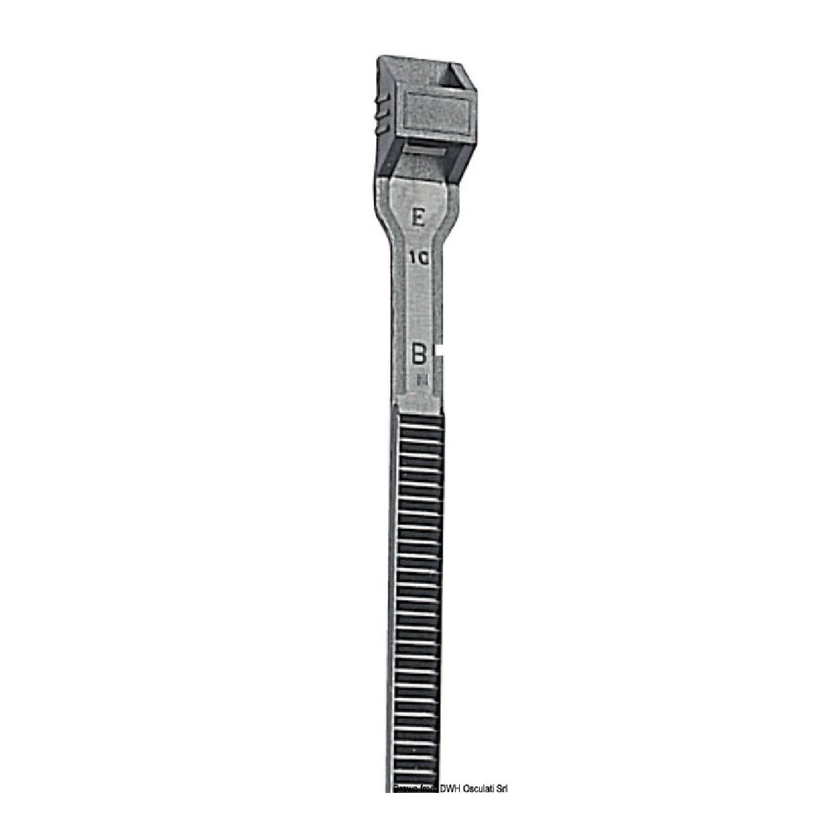 Osculati BELTURING PLUS hochfeste, einköpfige, flache Technopolymer-Kabelbinder 18.053.01