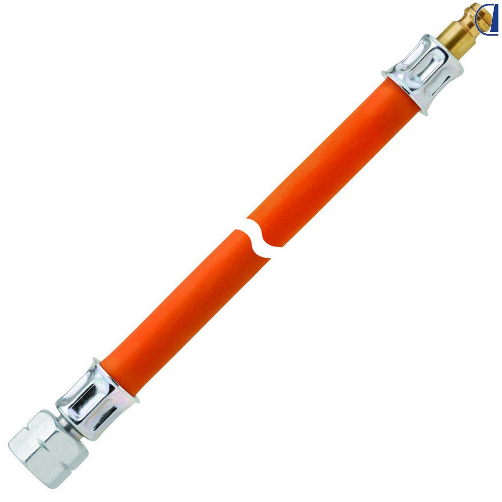 GOK Raccordo flessibile gas 10 bar 1500 mm con innesto rapido G 1/4" SX