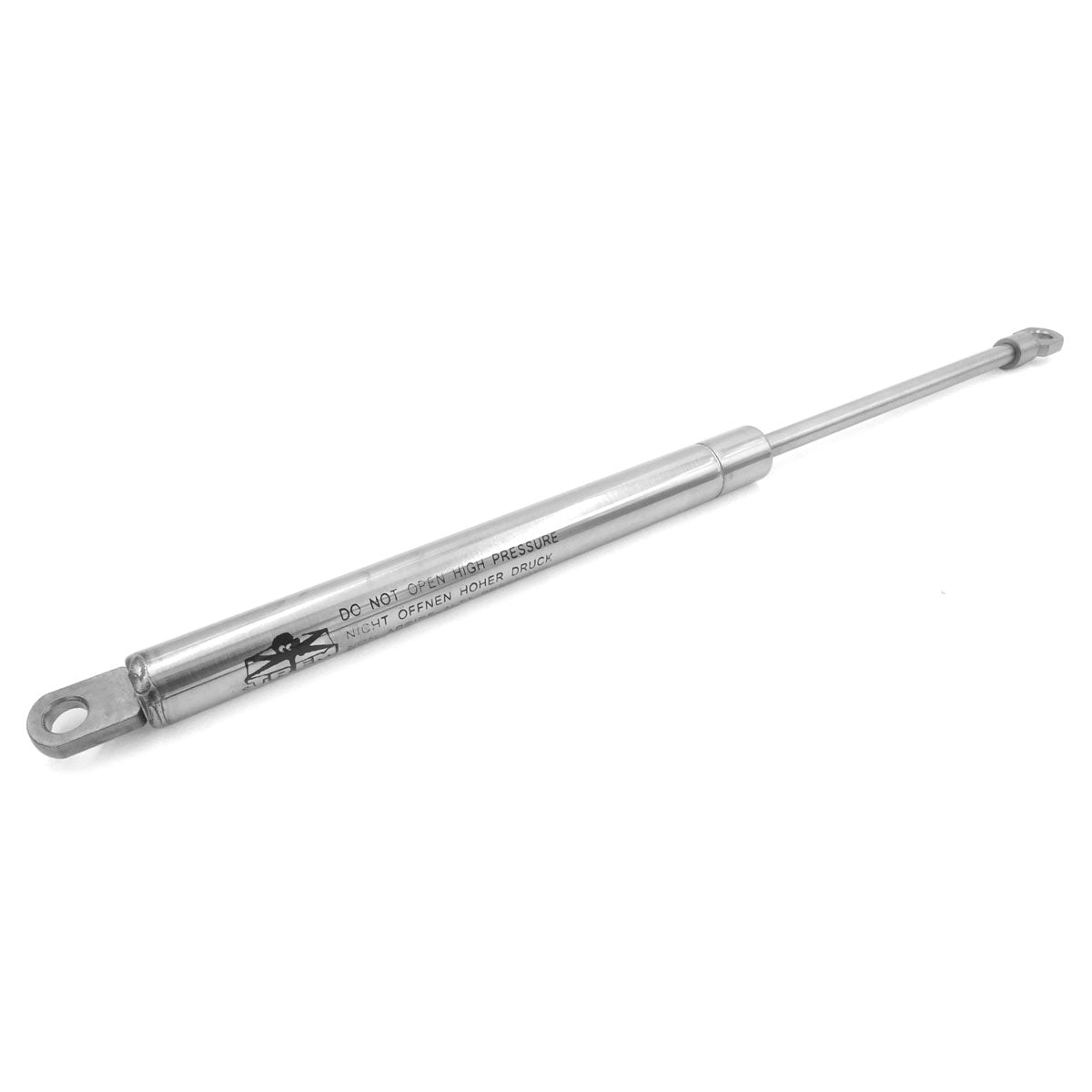 Trem Molle a gas in acciaio inox occhio-occhio aperto 585 mm reazione 10 kg