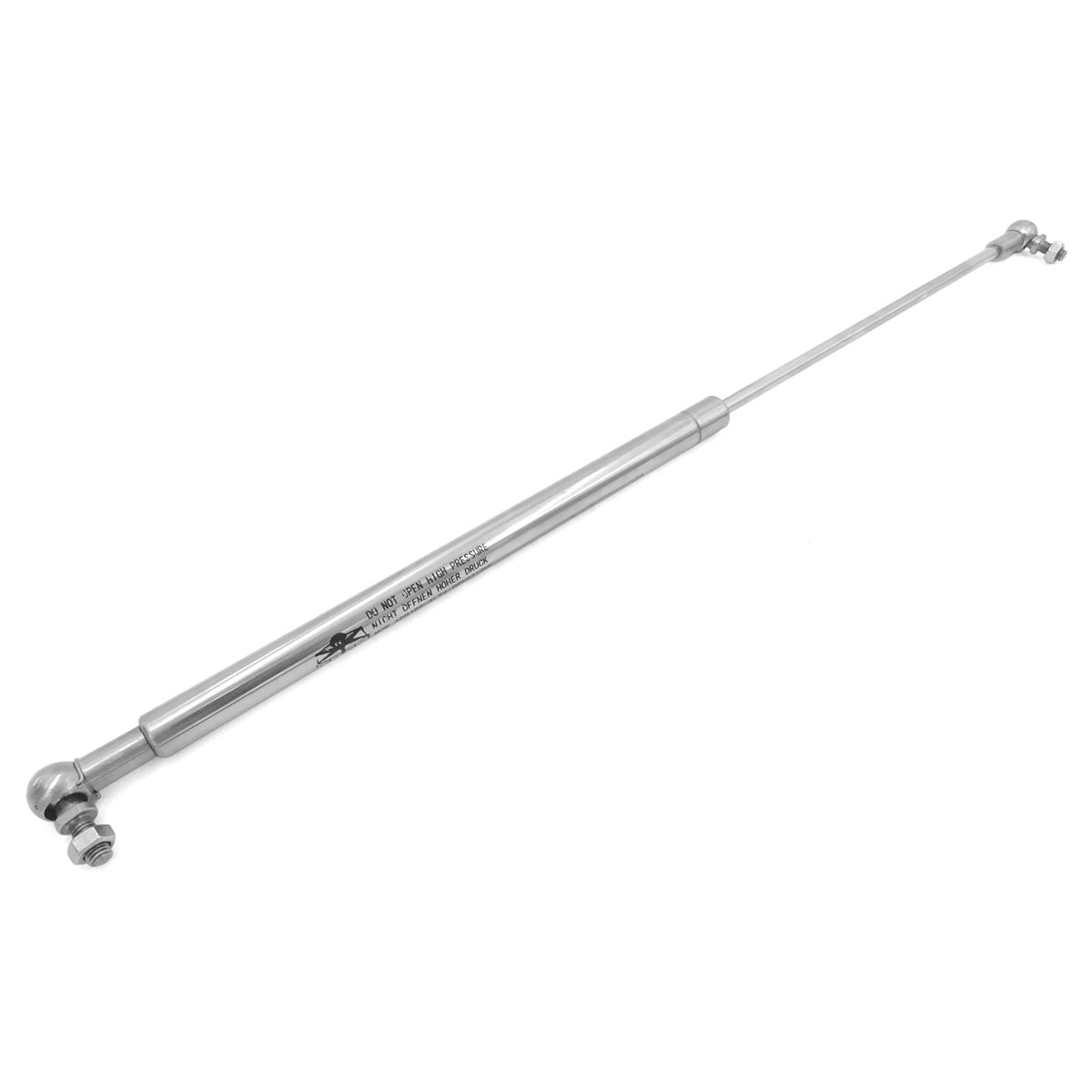 Trem Molle a gas in acciaio inox testa a sfera aperto 600 mm reazione 15 kg