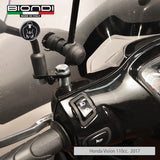 Biondi Parabrezza Mod. Z Honda Vision 110 cc 2021-2022 con Attacchi