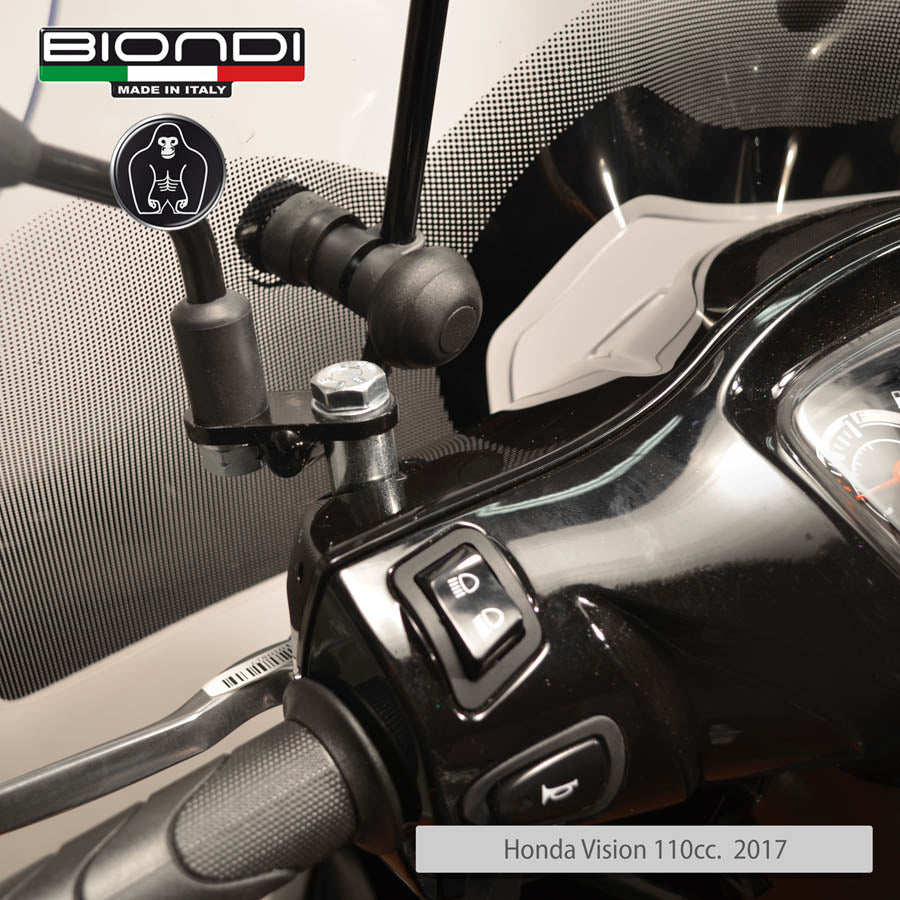 Biondi Parabrezza Mod. Z Honda Vision 110 MY 2023 con Attacchi