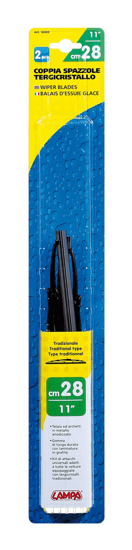 Lampa Standard, spazzole tergicristallo - 28 cm (11") - 2 pz 18909