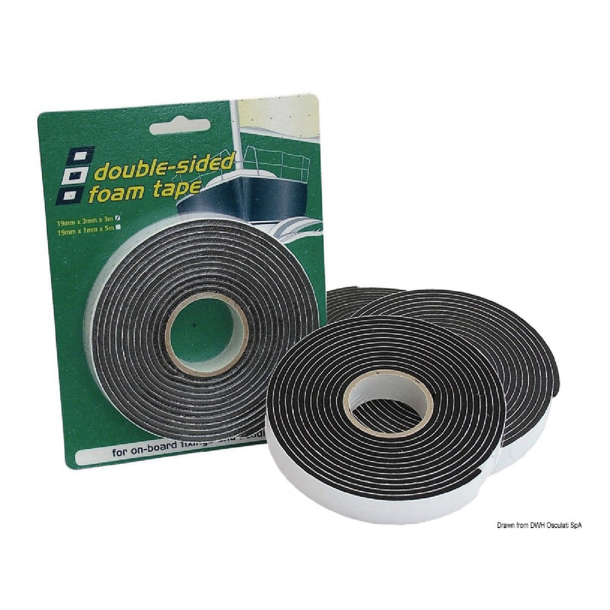 PSP Marine Tapes Nastro biadesivo morbido