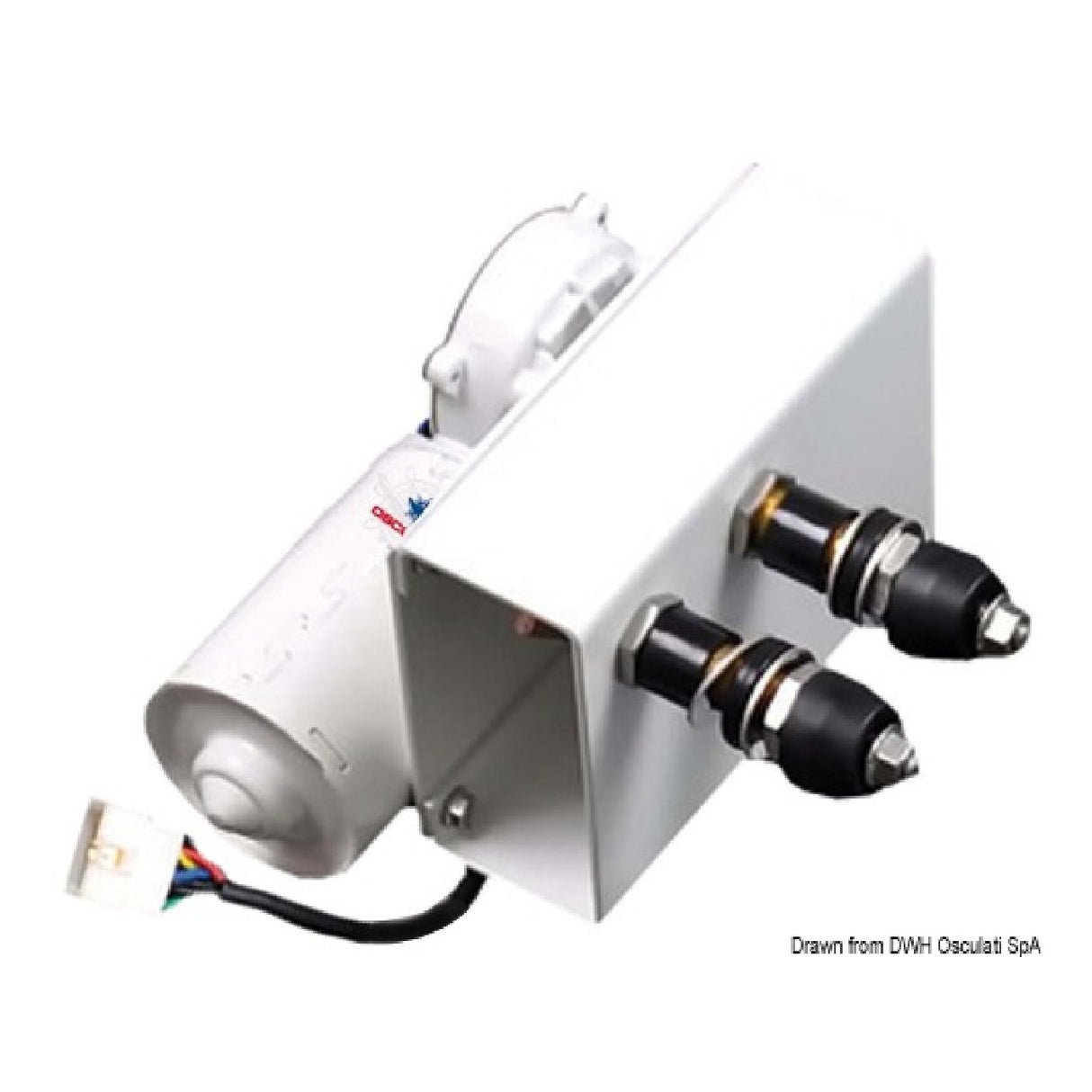 Osculati 100-W-Serienmotor für Arme bis max. 900 mm und Bürsten bis max. 1000 mm 19.186.02