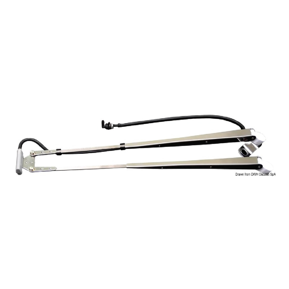 Osculati Telescopic pantograph arm for 20 W motor - 19.181.01/02 19.189.01