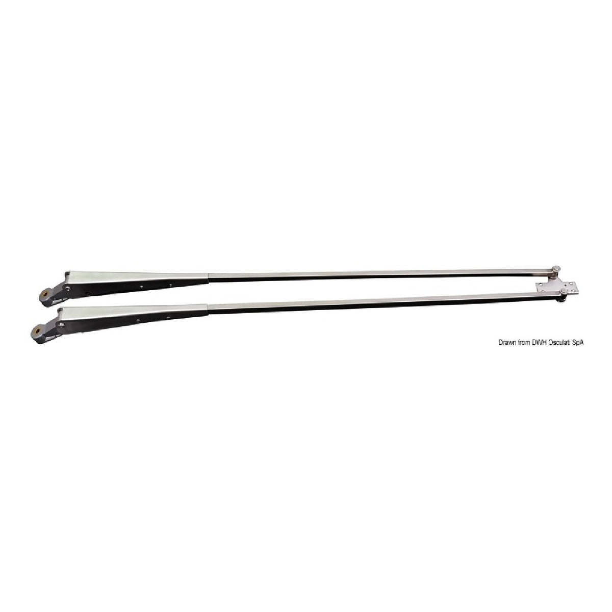 Brazo de pantógrafo Osculati para motor de 100W - 19.186.02 19.191.01