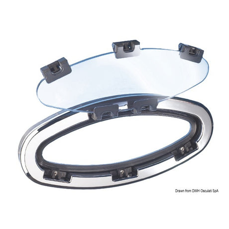 Lewmar Edelstahl-Bullauge 8