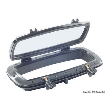 Osculati Rechteckiges Nylon-Bullauge 19.696.00BI