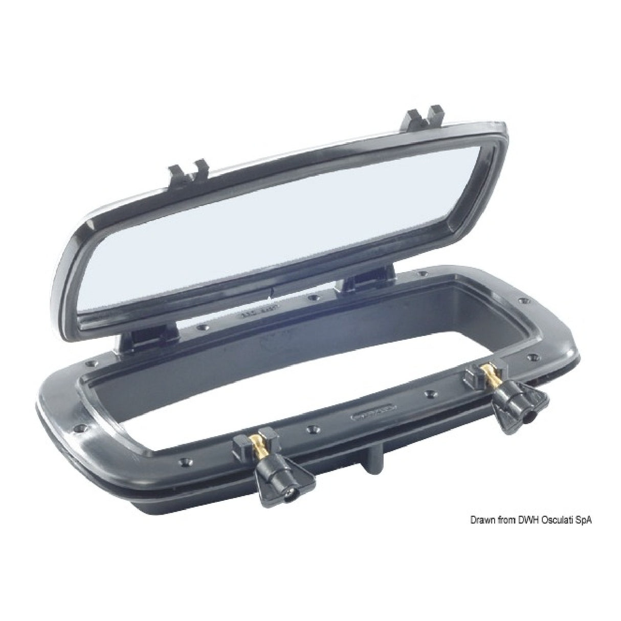 Osculati Rectangular Nylon Porthole 19.696.00BI