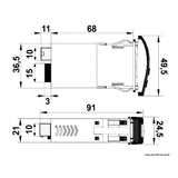 Osculati Universal Smart Switch for Windshield Wipers 15 Ah 19.755.01
