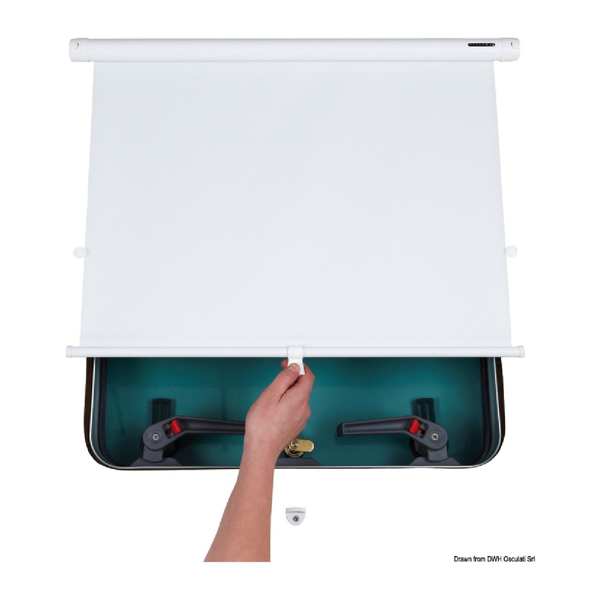 Persiana enrollable OceanAir DOMETIC Skyshade Cabinshade para escotillas y ventanas