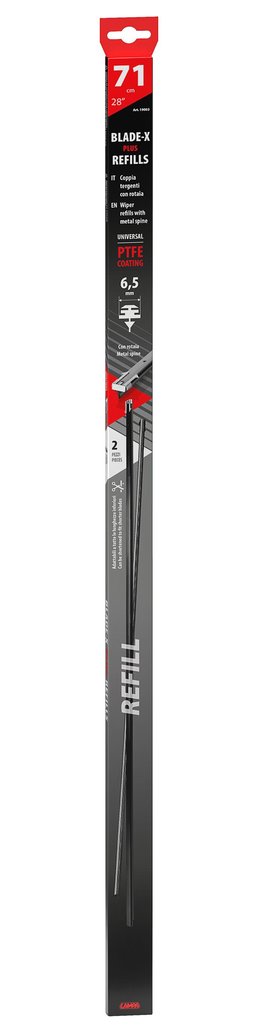 Lampa Blade-X Plus - 71 cm - con rotaia - 2 pz 9003 19003