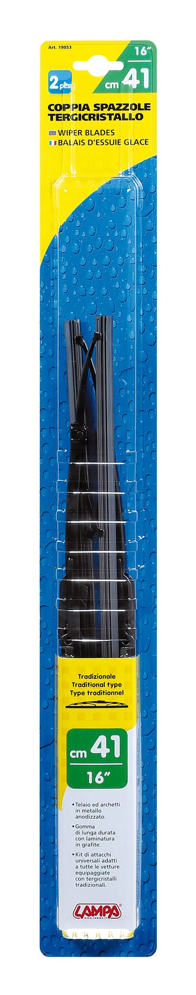 Lampa Standard, spazzole tergicristallo - 41 cm (16") - 2 pz 19053
