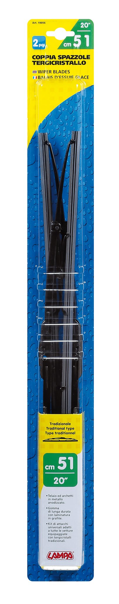 Lampa Standard, spazzole tergicristallo - 51 cm (20") - 2 pz 19056