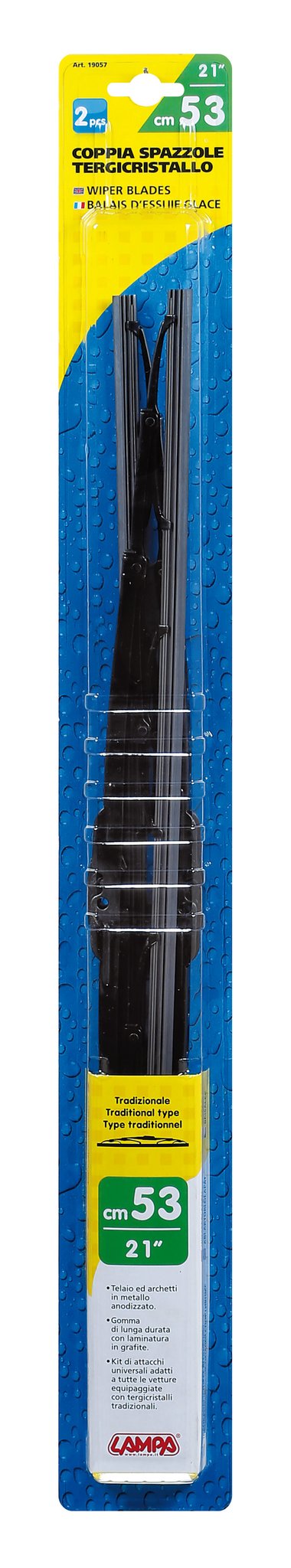 Lampa Standard, spazzole tergicristallo - 53 cm (21") - 2 pz 19057
