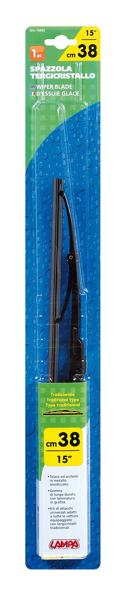 Lampa Standard, spazzola tergicristallo - 38 cm (15") - 1 pz 19062