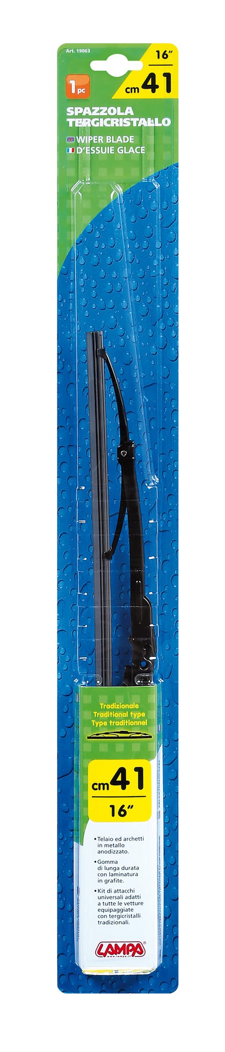 Lampa Standard, spazzola tergicristallo - 41 cm (16") - 1 pz 19063