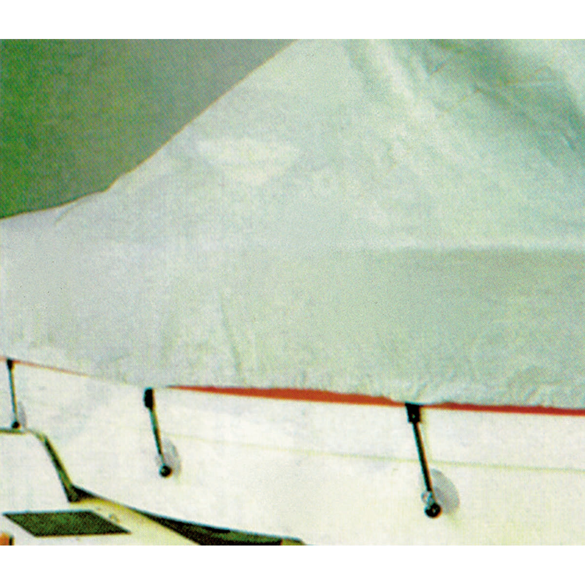 Ventosa Trem con banda elástica de 200 mm para fijación de cubiertas de embarcaciones, diámetro 90 mm, 6 uds.