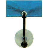Ventosa Trem con banda elástica de 200 mm para fijación de cubiertas de embarcaciones, diámetro 90 mm, 6 uds.