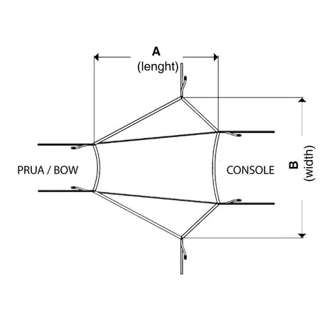 Covy Tendalino di estensione anteriore per T-TOP taglia M