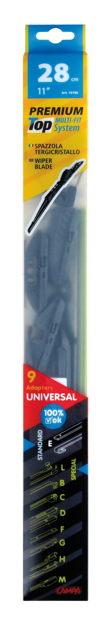 Lampa Premium Top Spazzola Tergicristallo 28 cm (11")