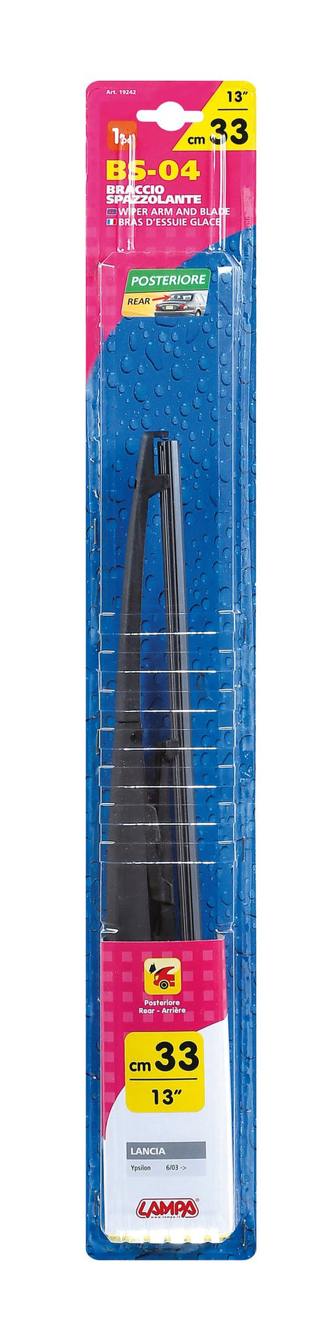 Lampa Braccio spazzolante - BS04 - 33 cm (13) - posteriore - 1 pz 19242
