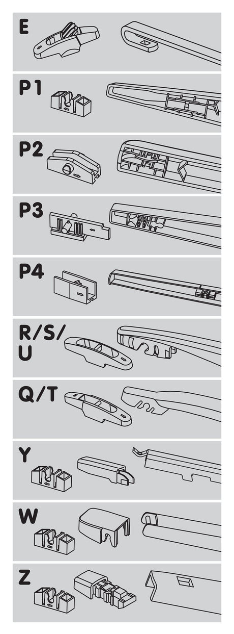 One Fit Flat, spazzola tergicristallo posteriore tipo flat 28 cm (11") 1 pz 19272