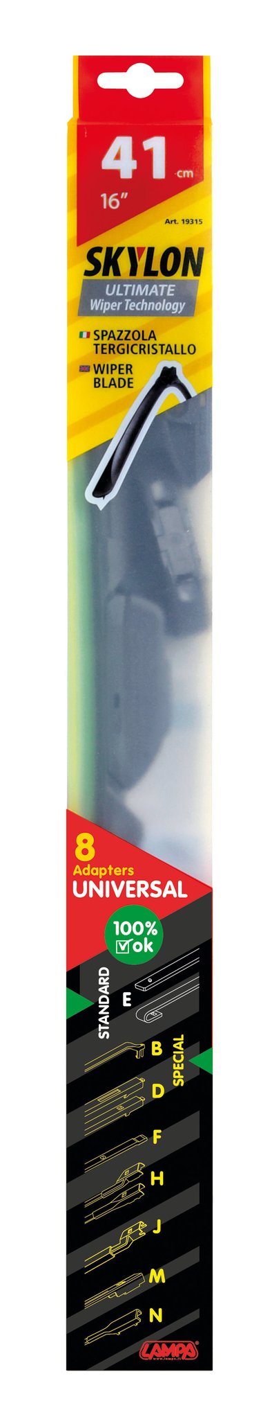 Lampa Skylon, spazzola tergicristallo - 41 cm (16") - 1 pz 19315