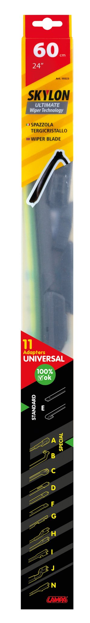 Lampa Skylon, spazzola tergicristallo - 60 cm (24") - 1 pz 19323