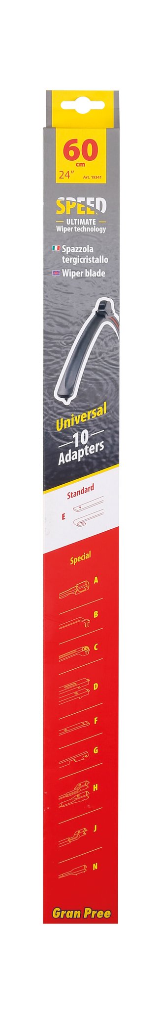 Lampa Gran-Pree Speed, spazzola tergicristallo - 60 cm (24") - 1 pz 19341
